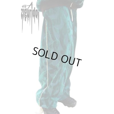 画像1: Sale50%off【ZIG UR IDOL】DECO-FABRIC TRACK PANTS