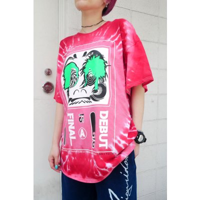 画像9: 【SADIY&KöZIY × ZIG UR IDOL】 ダルマプリントタイダイTシャツ / レッド