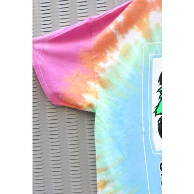 画像4: 【SADIY&KöZIY × ZIG UR IDOL】 ダルマプリントタイダイTシャツ / パステルマルチカラー