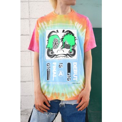 画像9: 【SADIY&KöZIY × ZIG UR IDOL】 ダルマプリントタイダイTシャツ / パステルマルチカラー
