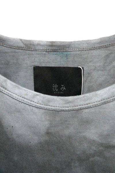 画像3: 【沈み】 "氷染(グレーベース)" Tシャツ (3)