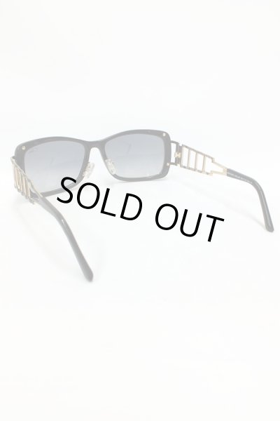 画像4: 【CAZAL】 ラティステンプルスクエアサングラス / ブラック (4)