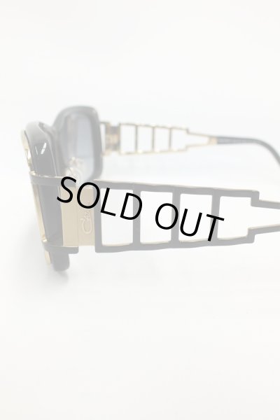 画像5: 【CAZAL】 ラティステンプルスクエアサングラス / ブラック (5)