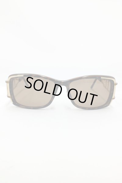 画像2: 【CAZAL】 ラティステンプルスクエアサングラス / レオパード (2)