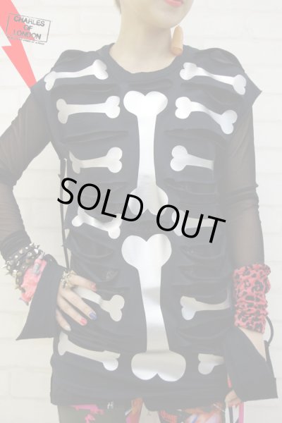 画像1: 【CHARLES OF LONDON】 "SILVER BONES" スラッシュトップス (1)
