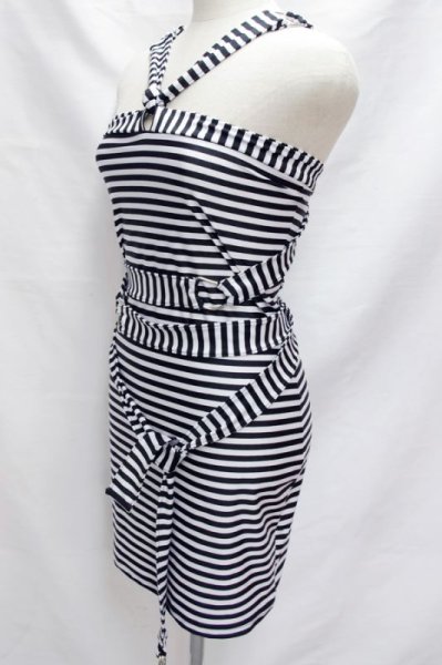 画像2: 80%off【CHRISTIAN JOY】 "CONEY ISLAND" ベルトチューブワンピース (2)