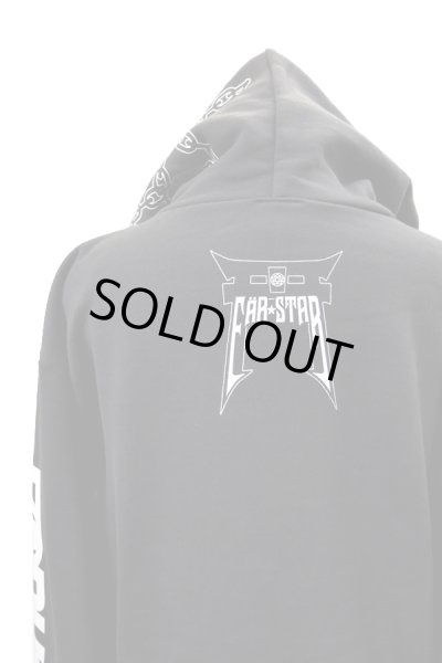 画像6: 【コスモス × FAR★STAR】 レトロビッグシルエットパーカー / ブラック (6)