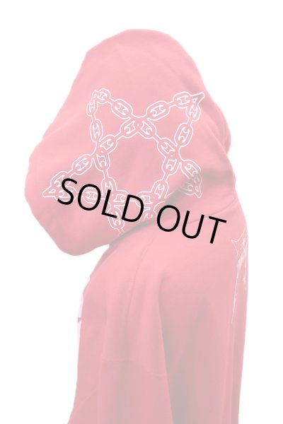 画像5: Sale30%off【コスモス × FAR★STAR】 レトロビッグシルエットパーカー / レッド (5)