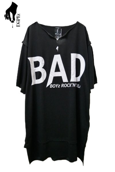 画像1: Sale30%off【DöPEZ】 "BAD BOYZ" プリント＋ロゴ刺繍カットソー (1)