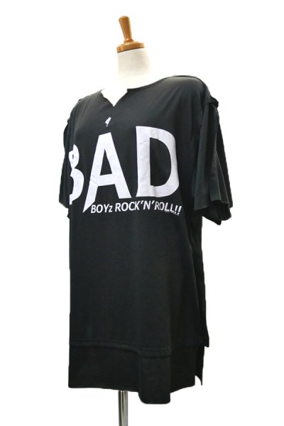 画像3: Sale30%off【DöPEZ】 "BAD BOYZ" プリント＋ロゴ刺繍カットソー (3)