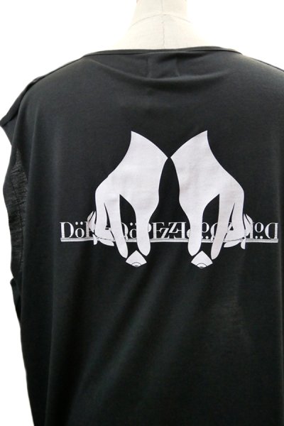 画像5: 【DöPEZ】 "MOSQUITO"プリント+ロゴ刺繍スリーブレスカットソー (5)