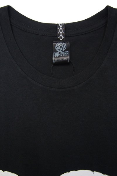 画像4: Sale30%off【コスモス × FAR★STAR】 レトロカットソー / ブラック (4)