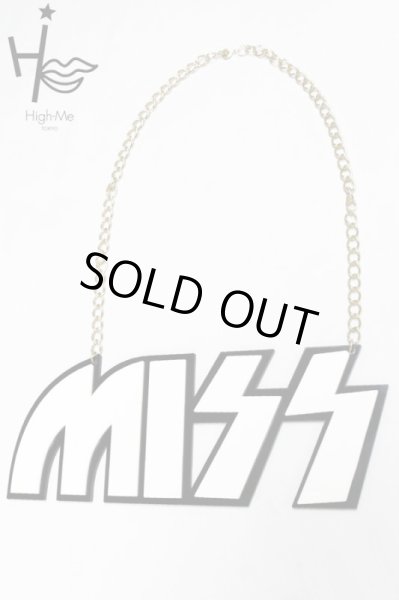 画像2: Sale40%off 【High-Me TOKYO】 "MISS" ビッグロゴネックレス (2)