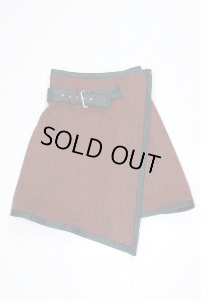 画像4: Sale80%off 【JC de CASTELBAJAC】 ヘリンボーン柄ウールスカート (4)