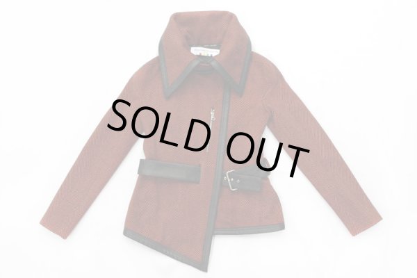 画像4: Sale80%off 【JC de CASTELBAJAC】 ヘリンボーン柄ウールジャケット (4)