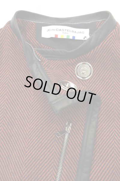 画像7: Sale80%off 【JC de CASTELBAJAC】 ヘリンボーン柄ウールジャケット (7)