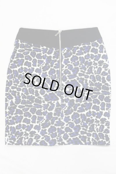 画像5: Sale80%off 【JC/DC】 ブルーレオパードジップスカート (5)