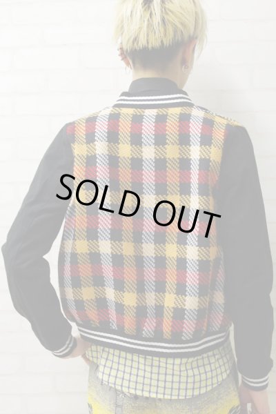 画像2: Sale80%off 【JC/DC】 切り替えチェックブルゾン (2)