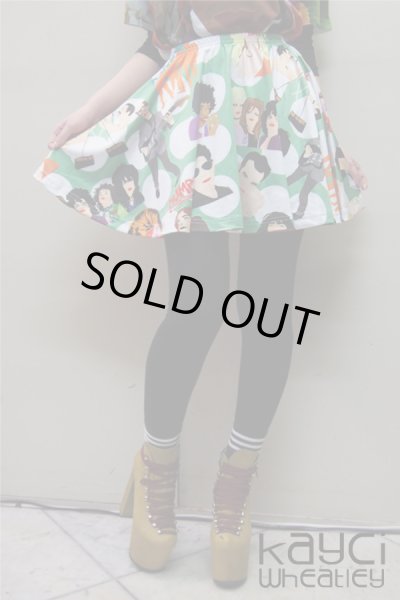 画像1: Sale30%off【Kayci Wheatley】 "RETRO ROCKER" フレアスカート (1)