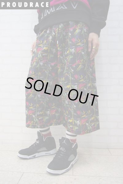 画像1: Sale80%off 【PROUDRACE】 "RETRO SPLATTER" ロークロッチパンツ (1)