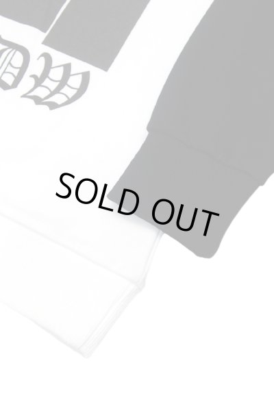 画像5:  【SHADOW】 "BLACK SDW" プリントラグランスウェットトップス (5)