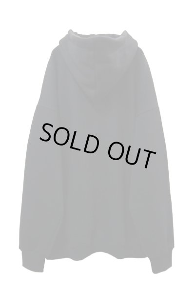 画像2:  【SHADOW】 "天国" 刺繍ハーフジッププルオーバーフーディ (2)