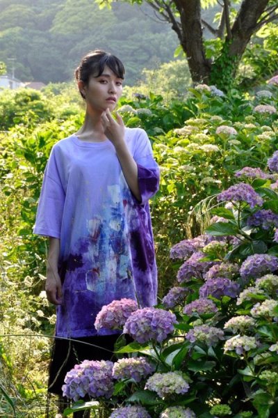 画像7: 【沈み】 "燃えさかる雨に" Tシャツ (7)
