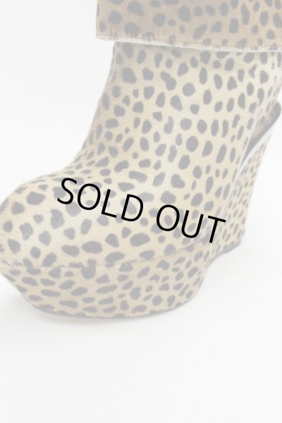 画像7: Sale90%off 【Tanja S London】 ダブルベルトレオパードブーツ (7)