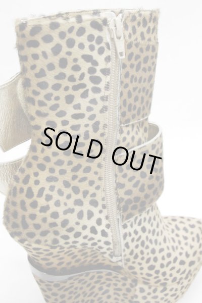 画像11: Sale90%off 【Tanja S London】 ダブルベルトレオパードブーツ (11)