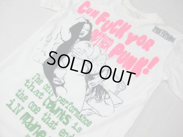 画像2: 【YES! FUTURE!】 Cum Fuck Yor Mather PUNK!Tee (2)