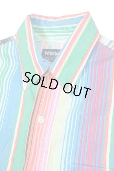画像4: ▲ USED ▲ "Wrangler" マルチストライプシャツ (4)