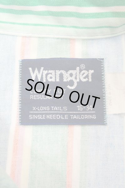 画像7: ▲ USED ▲ "Wrangler" マルチストライプシャツ (7)