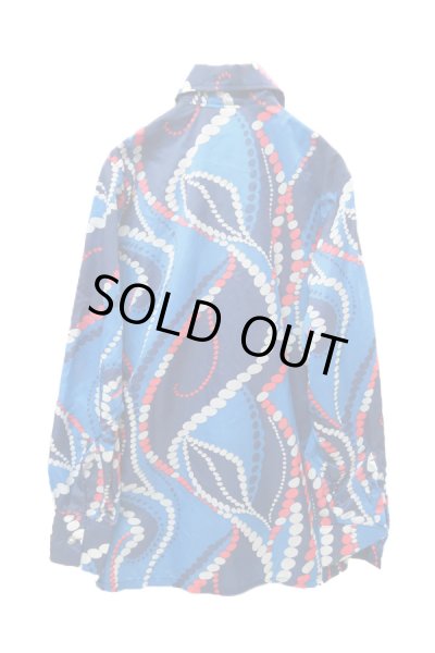 画像2: ▲ Vintage ▲ 70’S 総柄ナイロンシャツ (2)