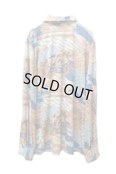 画像2: ▲ Vintage ▲ 70’S 総柄ポリエステルシャツ (2)