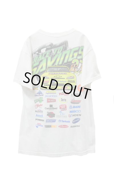 画像2: ▲ USED ▲ "RACE TO SAVINGS 27" レーシングプリントTシャツ (2)