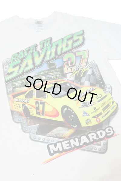 画像3: ▲ USED ▲ "RACE TO SAVINGS 27" レーシングプリントTシャツ (3)