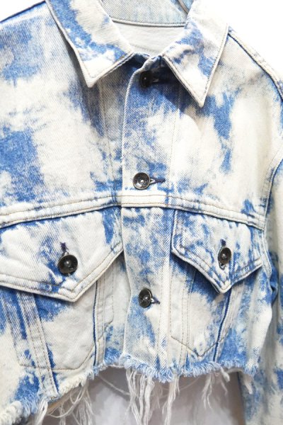 画像3: ▲USED▲【Riley】 クロップドブリーチデニムジャケット (3)