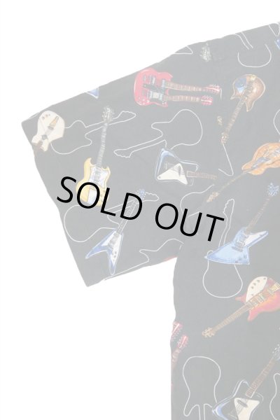 画像6: ▲ USED ▲ ギター柄アロハシャツ (6)