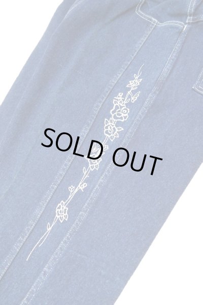 画像5: ▲ USED ▲ 刺繍イージーデニムパンツ (5)