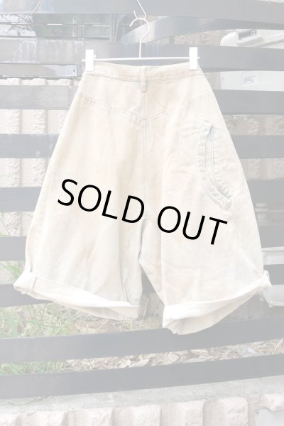 画像2: ▲ USED ▲ 【FAD3】 ウェザリング加工デニムショートパンツ (2)