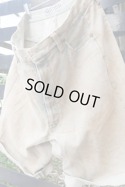 画像3: ▲ USED ▲ 【FAD3】 ウェザリング加工デニムショートパンツ (3)