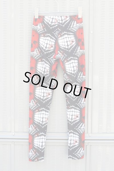 画像2: ▲USED▲ 【CHARLES OF LONDON】 "RED SKULL" グラフィックレギンス (2)
