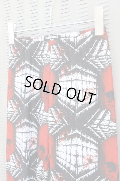 画像3: ▲USED▲ 【CHARLES OF LONDON】 "RED SKULL" グラフィックレギンス (3)