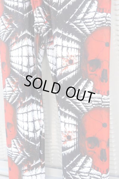 画像4: ▲USED▲ 【CHARLES OF LONDON】 "RED SKULL" グラフィックレギンス (4)