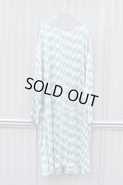 画像2: ▲USED▲【mintdesigns】 総柄ロングスリーブワンピースカットソー (2)