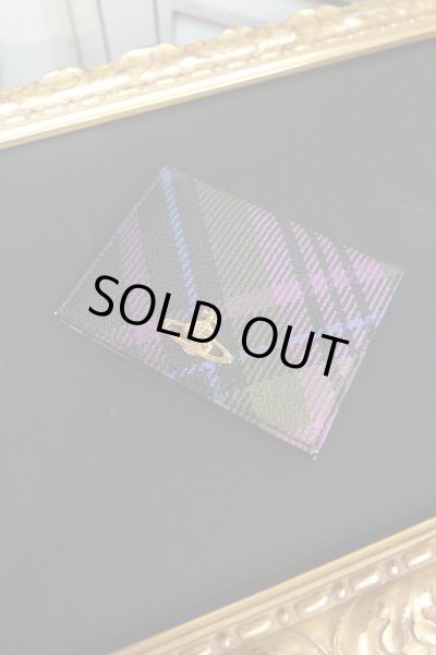 画像1: Sale50%off▲USED▲【Vivienne Westwood】 チェック柄カードケース (1)