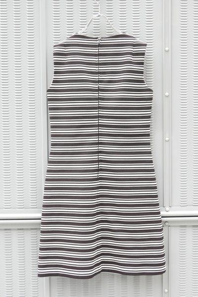 画像2: ▲USED▲ ボーダースリーブレスワンピース (2)