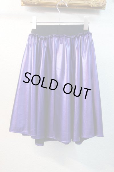 画像2: ▲USED▲【BUBBLES】 シンセティックレザースカート (2)