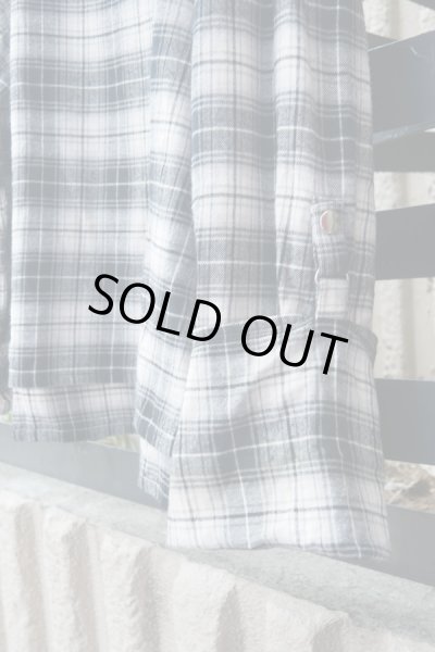 画像5: ▲USED▲【PARADOX】 タータンチェック柄ムスリンカットソー / ブラック (5)