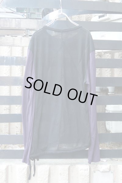 画像2: ▲USED▲【INJURY】 切り替えロングスリーブカットソー (2)